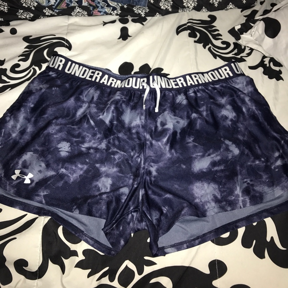 Under armour fleece shorts!
