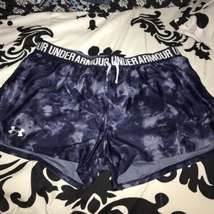 Under armour fleece shorts!
