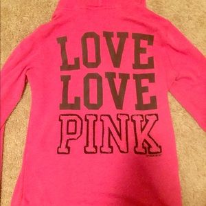 PINK zip up hoodie.