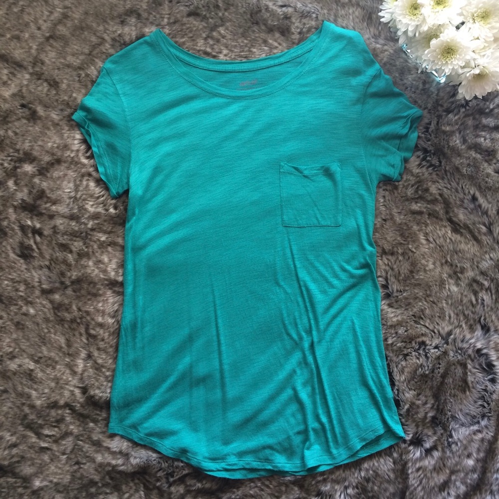 Aerie Green Boyfriend Tee