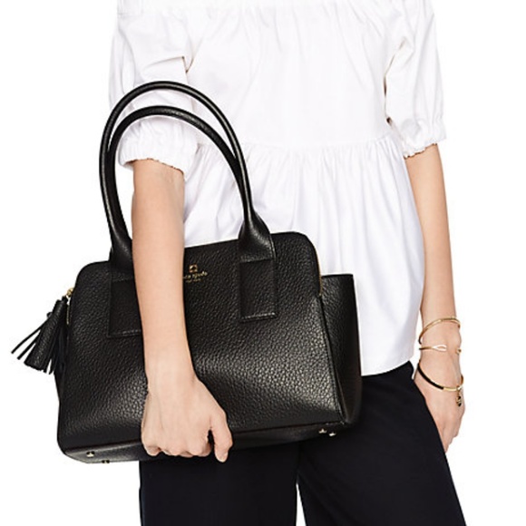 kate spade Handbags - KATE SPADE Southport Ave Lydia Black Pebbled Bag