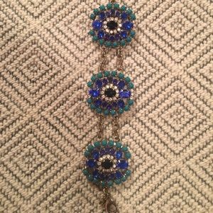 Jcrew Boho Gem Statement Bracelet