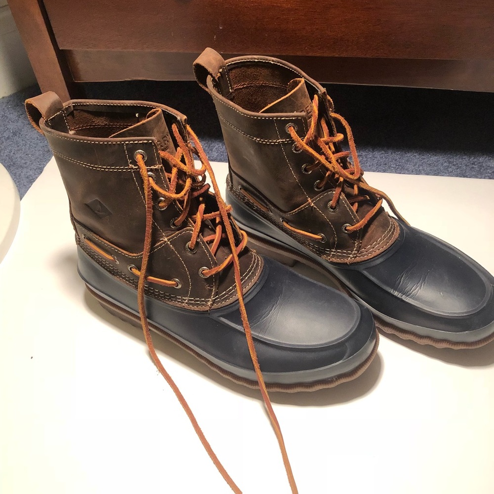 Sperry duck boots size 10.5