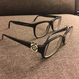 Chanel + Dolce and Gabbana black frames