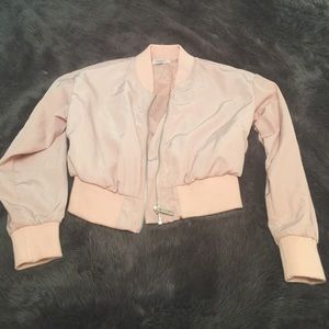 A large cropped bomber jacket!