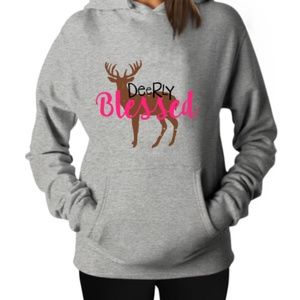 Custom Hoodie Deerly Blessed