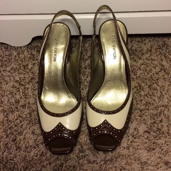 Jones New York Shoes Jones New York Slingback Open Toe Heels Poshmark