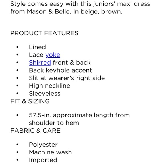 Long floral dress. Slits on sides. - Picture 2 of 4