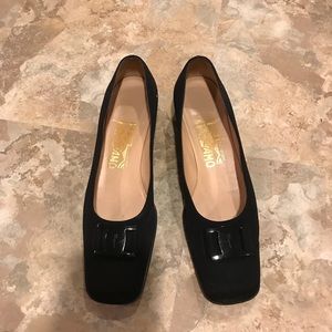 Ferragamo black flats