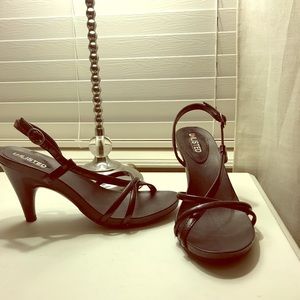 Black Strap Shoes
