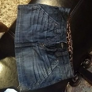 Jean skirt/ shorts