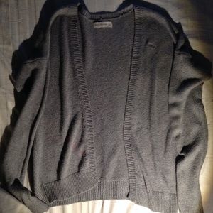 Grey light weight Abercrombie & Fitch cardigan