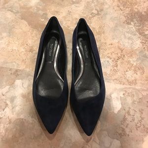 Navy flats