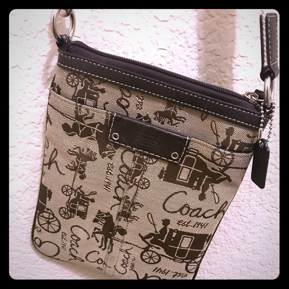 Coach Horse & Carriage Signature Cross body