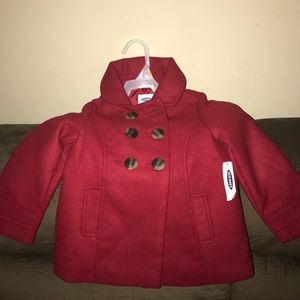 Red Peacoat (Toddler)