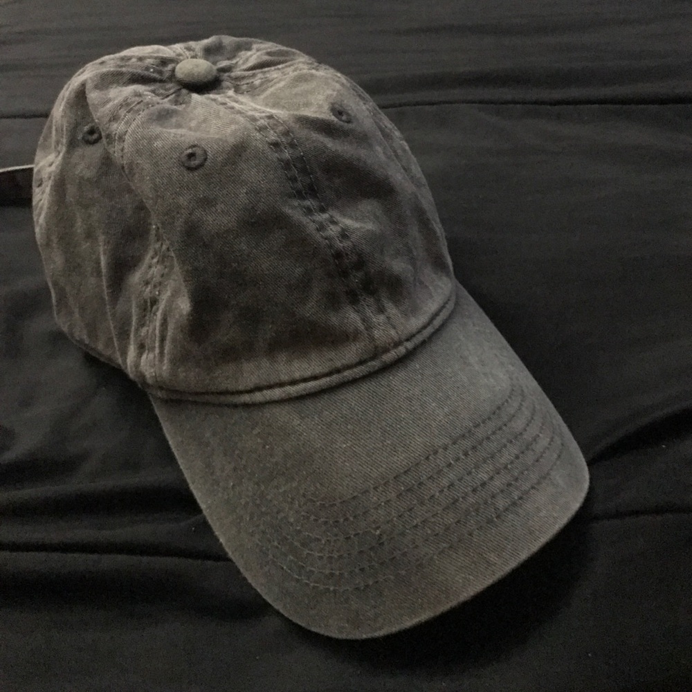 Brandy Melville Grey Acid Wash Dad Hat