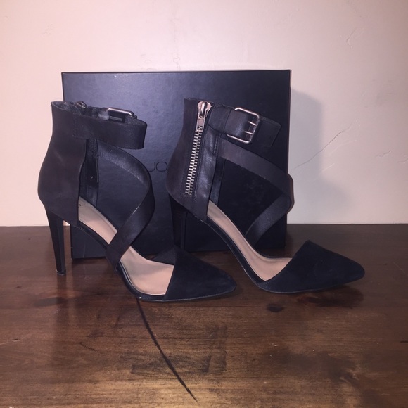 Joe's Ali Leather & Suede Heels - Picture 2 of 5