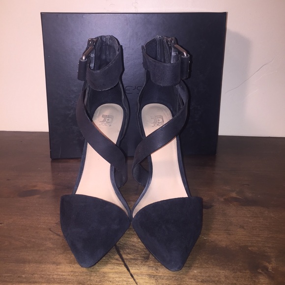 Joe's Ali Leather & Suede Heels - Picture 3 of 5