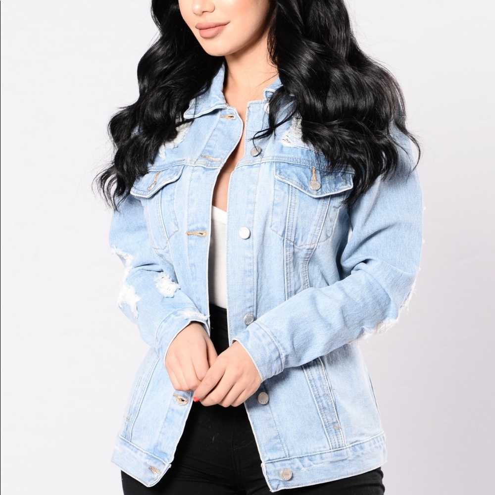 ⭕️ SOLD ❗️Fashion Nova Denim Jacket Brand New ✨