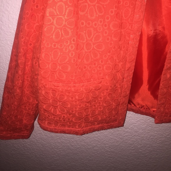Brand New Orange Top Shop fitted half jacket - Picture 4 of 6