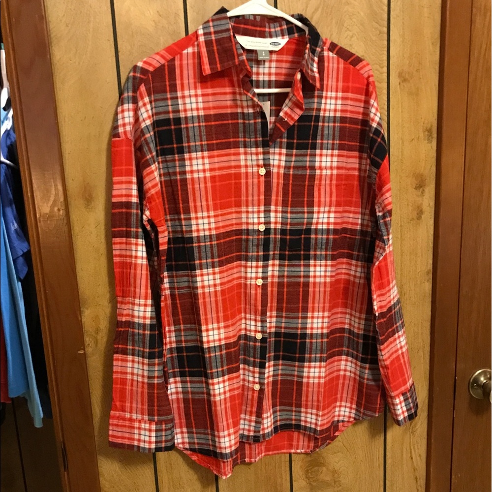 Old Navy boyfriend button up