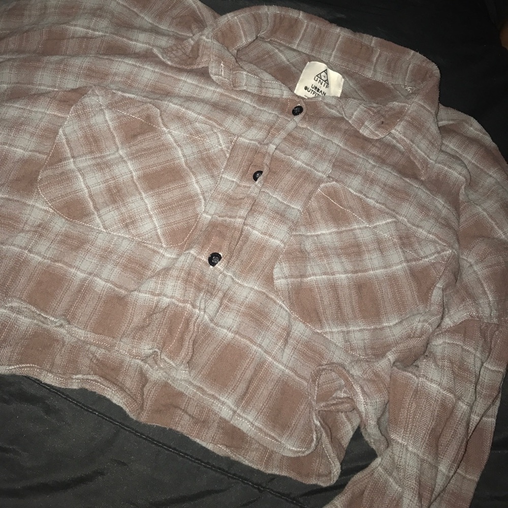 UNIF X Urban Outfitters Cropped Flannel