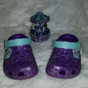 Frozen themed CROCS