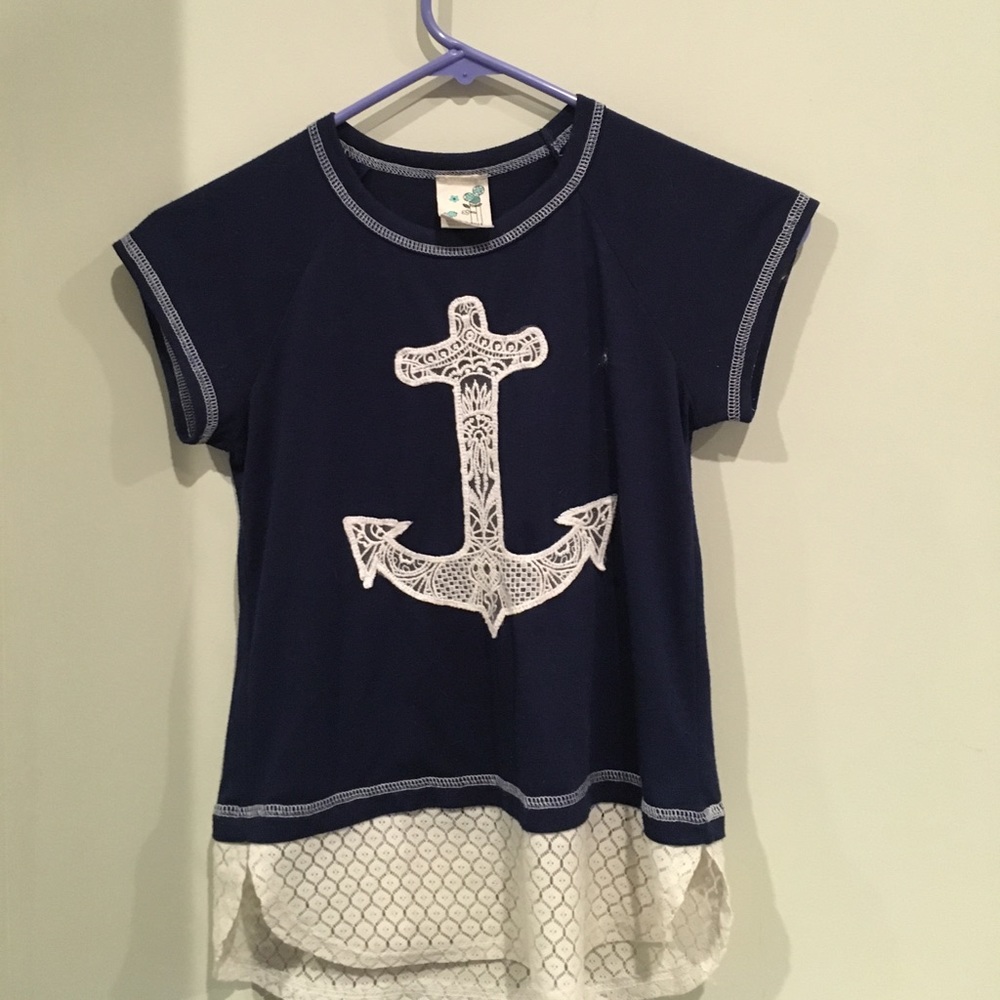 Lily Bleu Blue Anchor Tee
