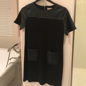 Loft Black Jersey Dress