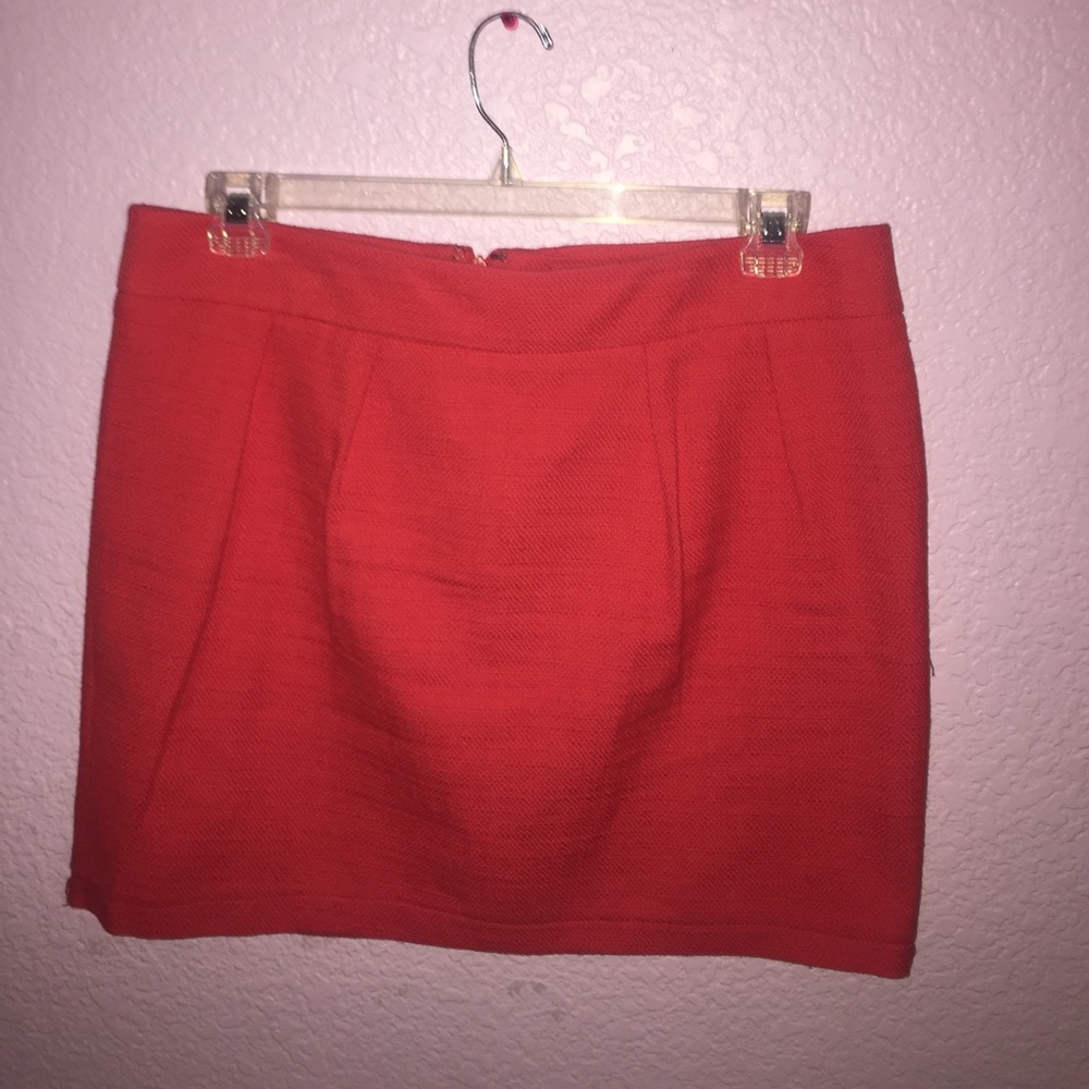 Never worn! Orange Mossimo mini skirt