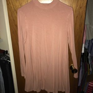 Turtleneck Pink Dress sz 1x Forever 21