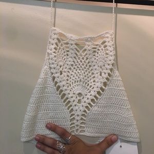 LF crochet halter top