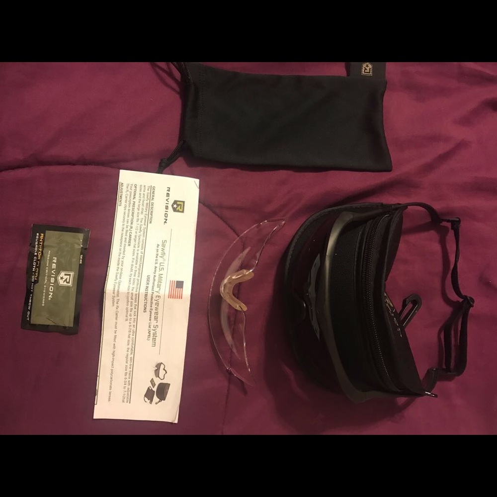 Revision Interchangeable Dark/Clear Sunglasses - image 1