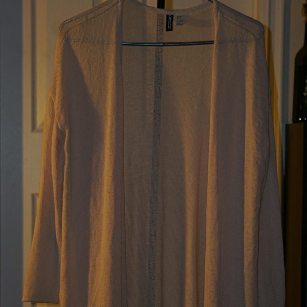 Pink cardigan