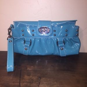 Jessica Simpson Turquoise Clutch