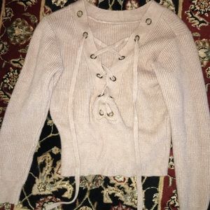 Cream fall sweater - Fashion Nova