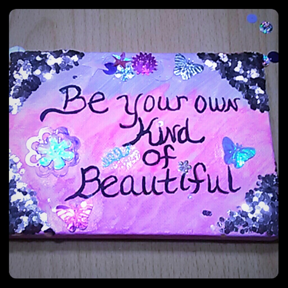 Glitzy Girl Art