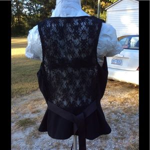 Candie's lace back vest