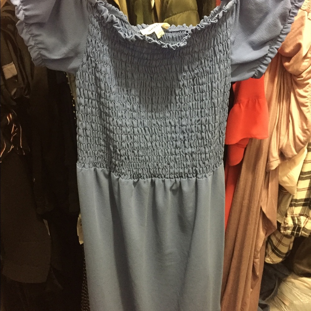 Off the shoulder maxi