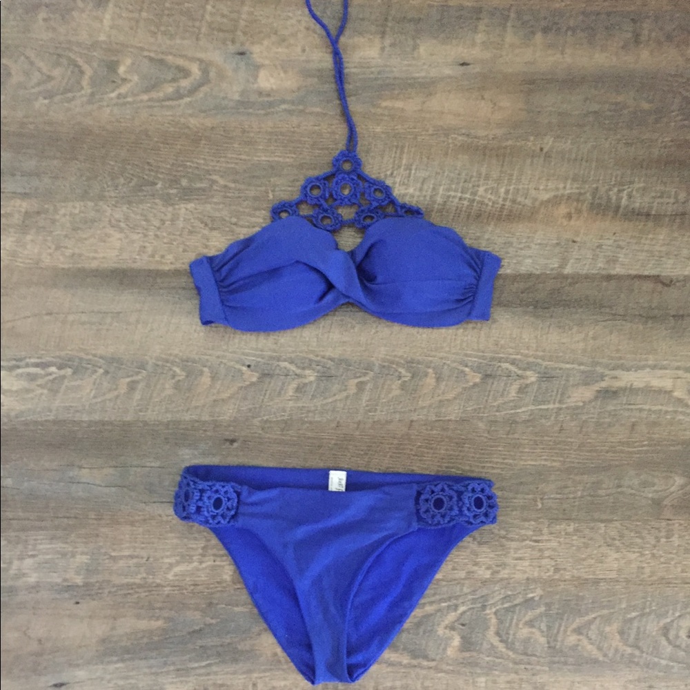 Royal Blue Halter Bikini from Nordstrom