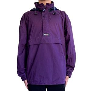 Purple Chaps Ralph Lauren Half Zip Jacket