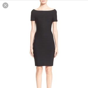 Black Herve Leger dress