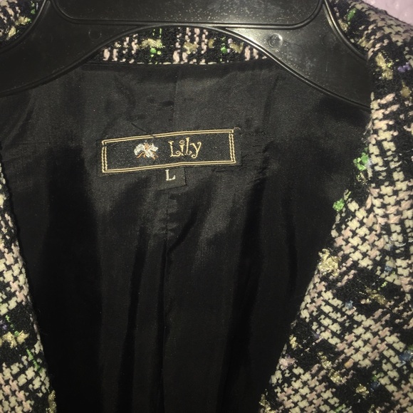 Tweed Lily Blazer with pink, blue & green flecks - Picture 2 of 5