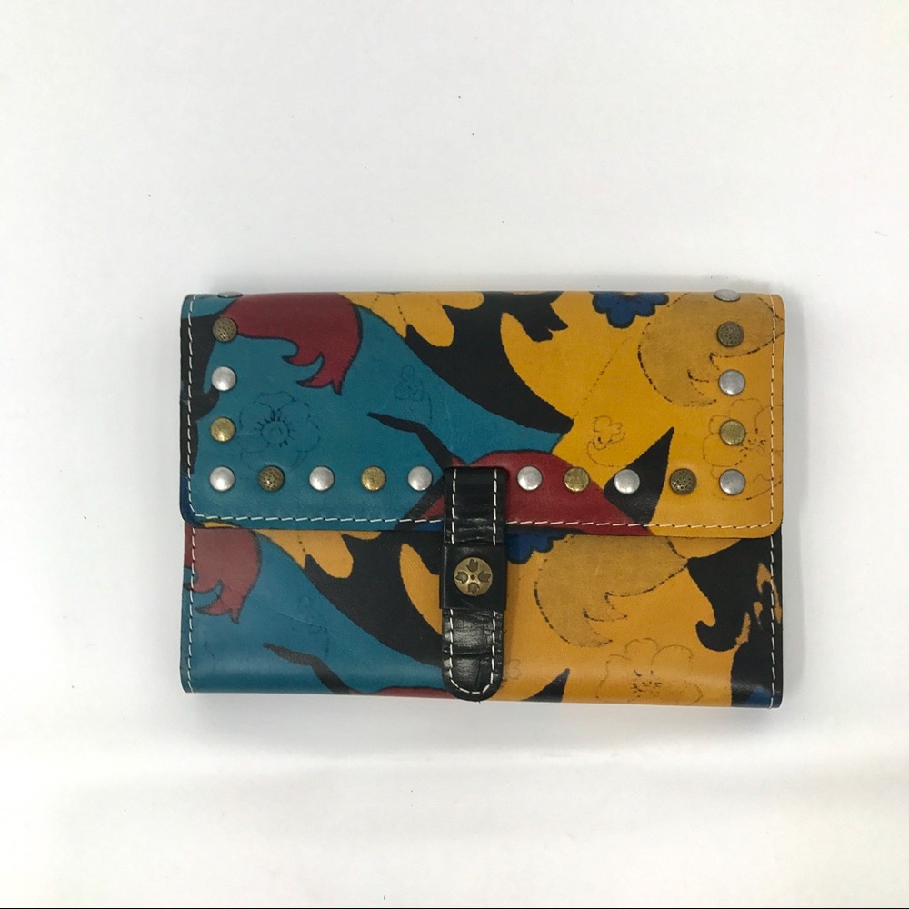 Patricia Nash Mod Girl Collection Leather Wallet