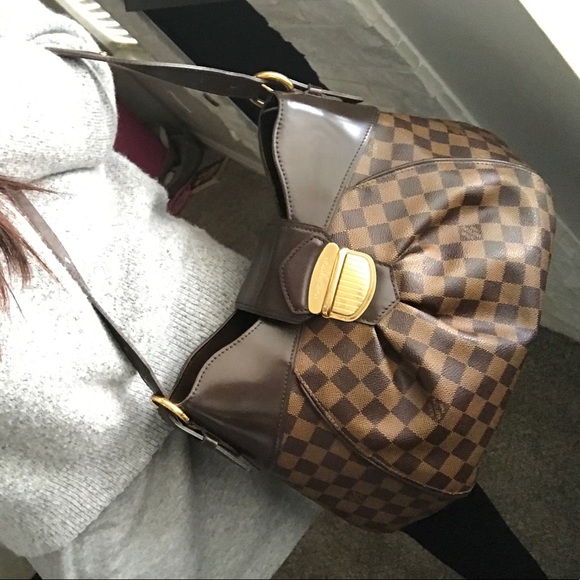 louis vuitton damier ebene sistina mm