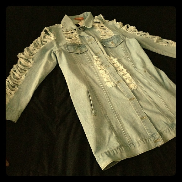 Over size bluejean jacket - Picture 1 of 3