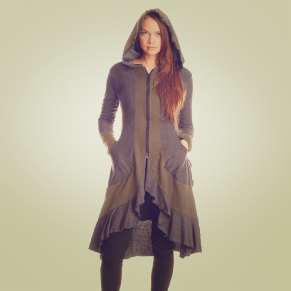Mishu Prairie Jacket with Hood and Lacing
