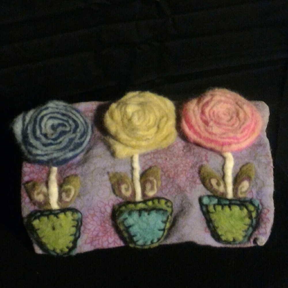 Small Felt Fower Bag