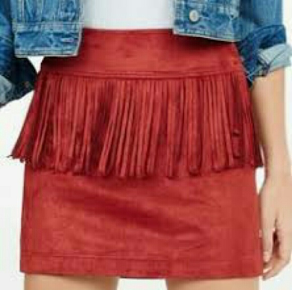 express rust skirt