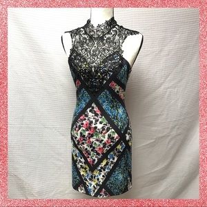 Women's Love Culture Lace and Floral dress